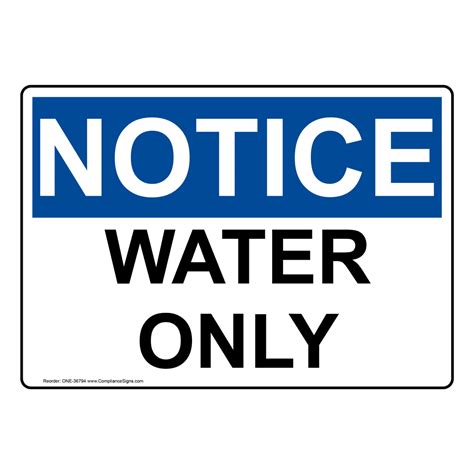 Only Water .